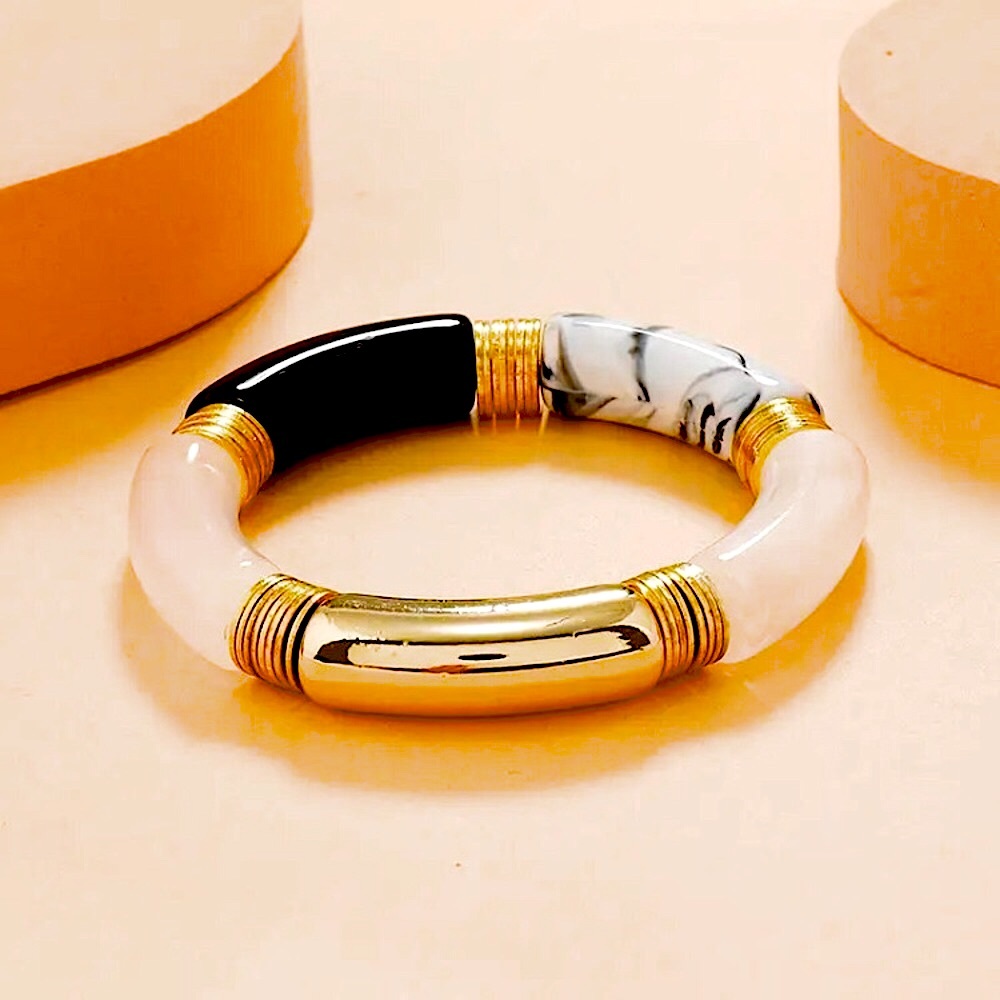 ⚜️𝟯𝟬%𝗢𝗙𝗙 𝗯𝘂𝗻𝗱𝗹𝗲𝘀 𝟯+⚜️ NEW Acrylic Chunky Colorful Bangle - Picture 5 of 10